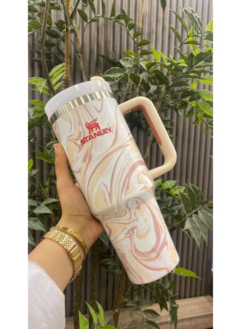 Marble thermos mug 1200 ml